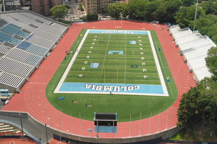 The Bubble at Columbia's Baker Athletics Complex Becomes a Field Hospital