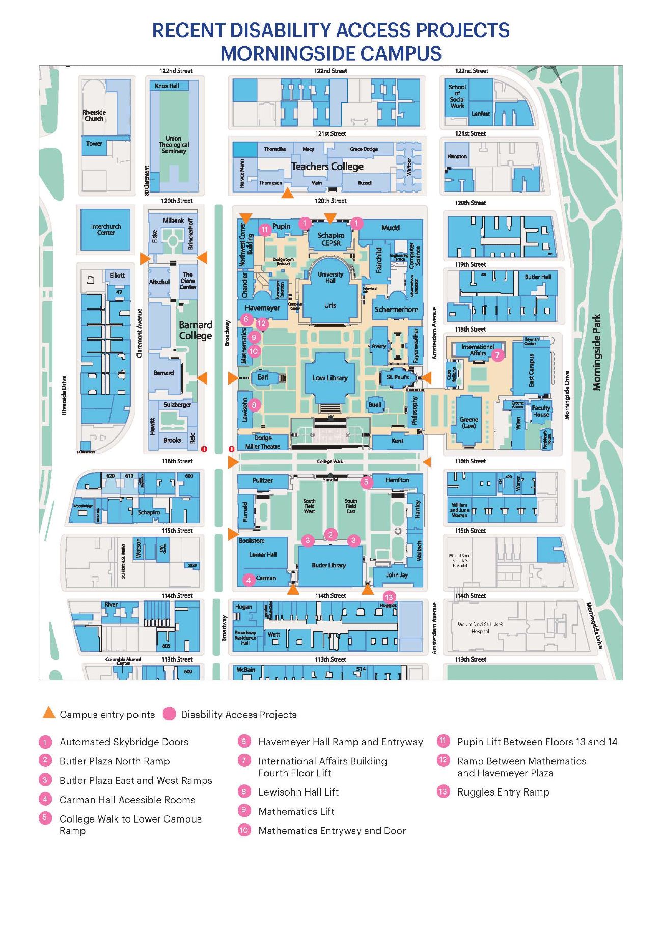 Disability Access Is Improving Across Morningside Campus 