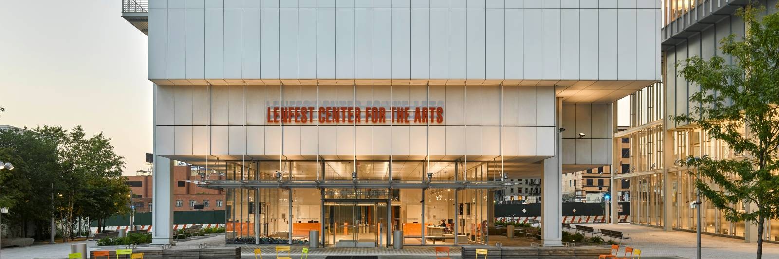 Image of Lenfest Center for the Arts as seen from the Small Square