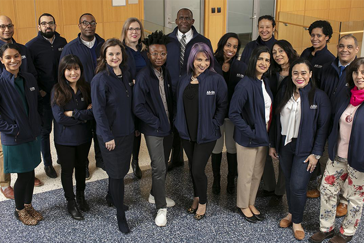 The staff of the All of Us Research Program at Columbia. Photo courtesy All of Us Research Program. The staff of the All of Us Research Program.