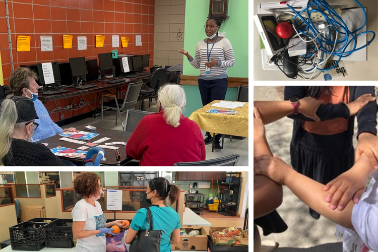 A collage of Community health Worker photos