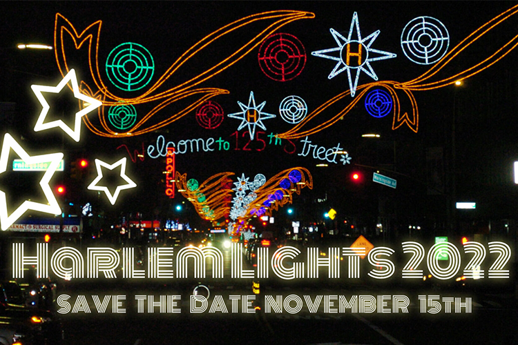 Harlem Lights 2022 Save the Date November 15th