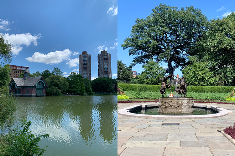 Harlem Meer and the Uterrmyer Fountain in Central Park. Photos by Kevin C. Matthews. 
