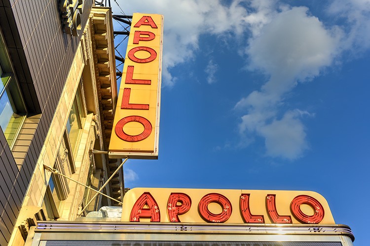The Apollo Theater front signage
