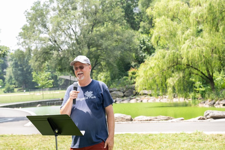 Brad Taylor at Morningside Park Pond