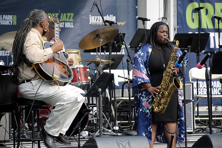 Performers at Jazzmobile.