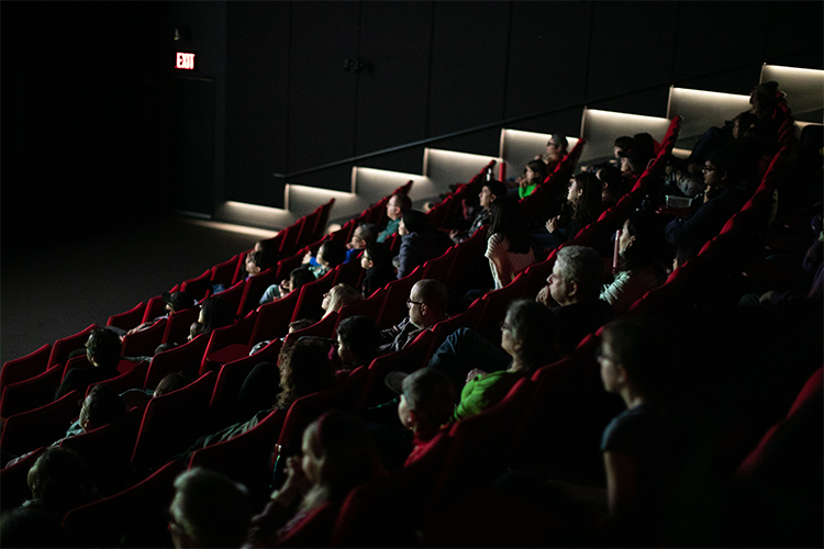 A film screening of "Belle" in the Lenfest Center for the Arts as part of Lenfest Kids at Manhattanville Community Day. Photo by David Dini. A film screening as part of Lenfest Kids