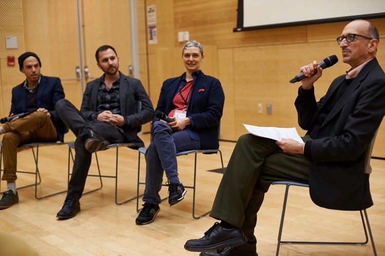 Panel at Inwood Film Festival. Photo credit: Cris Vivar Panel at Inwood Art Works