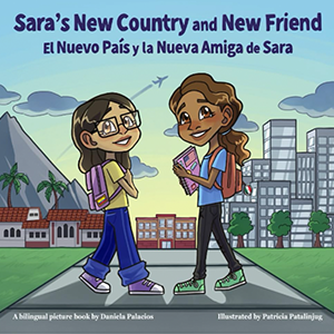 The cover of "Sara's New Country and New Friend"
