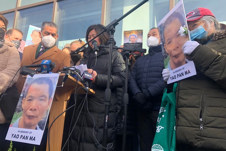 Photo credit: Upper Manhattan Asian American Alliance. Vigil.