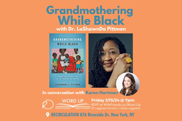 "Grandmothering While Black" poster. 