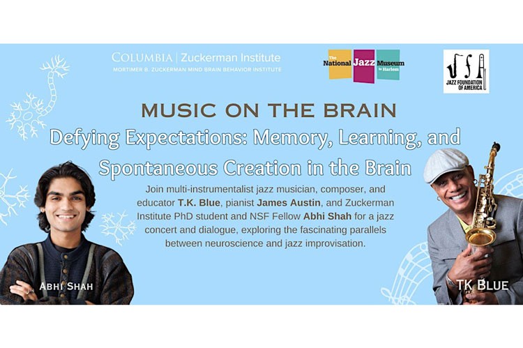 Music on the brain poster. 