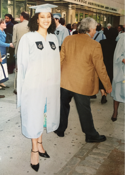 Photo courtesy of Amanda Seales Amanda Seales in Columbia regalia