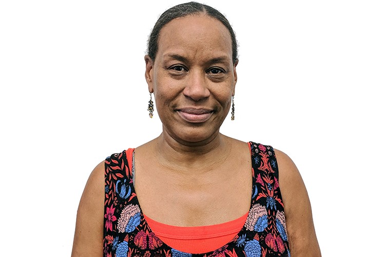 Photo Credit: Bashar Makhay Portrait of April Tyler Smiling