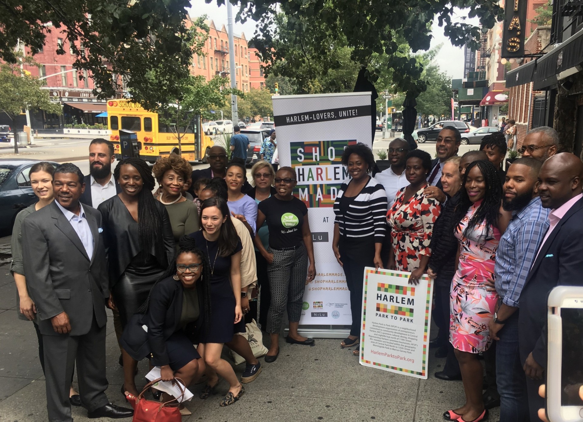 Harlem Park to Park and the office of Senator Brian Benjamin hosted a news conference to highlight the success of the inaugural Harlem Local Vendor Program with Whole Foods Market.