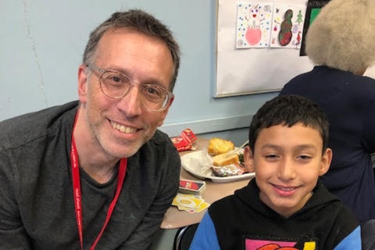 Brian, with his mentee Christopher Brian Chris