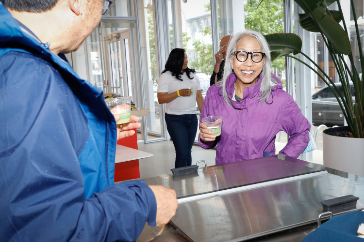 Attendees were all smiles at Community Day. Photo credit: April Renae