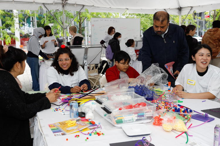 Attendees participated in fun-filled games and activities at the Wellness Well. Photo credit: April Renae