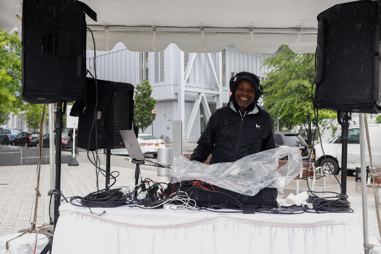 The illustrious Sundae Sermon creator DJ Stormin' Norman on the 1s and 2s. Photo credit: April Renae. The illustrious Sundae Sermon creator DJ Stormin' Norman on the 1s and 2s. Photo credit: April Renae