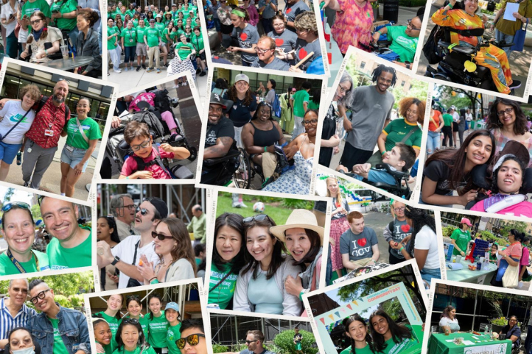 A collage of photos from the Weinberg Family Cerebral Palsy Center’s inaugural Cerebral Palsy Community Day on June 8. Photo credit: Weinberg Family Cerebral Palsy Center