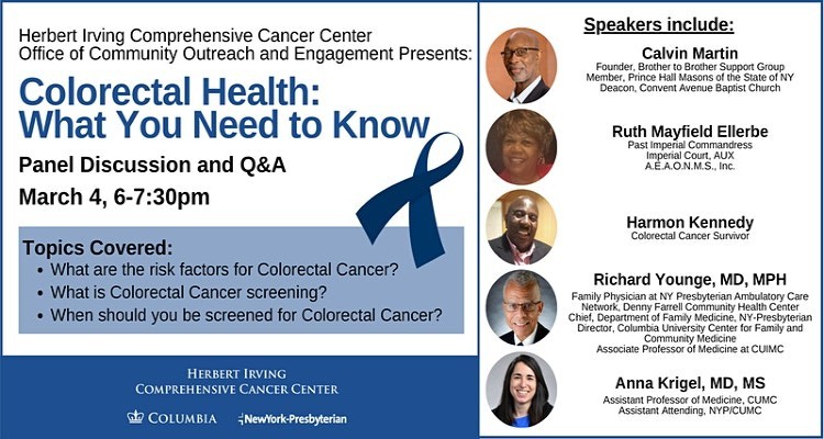 Flyer for colorectal health 