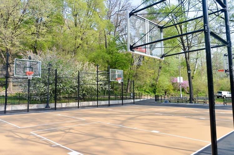 Basketball court - different angle.