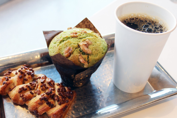 Treats from The Café located in the lobby of David Geffen Hall. Photo credit: Columbia University Facilities and Operations 