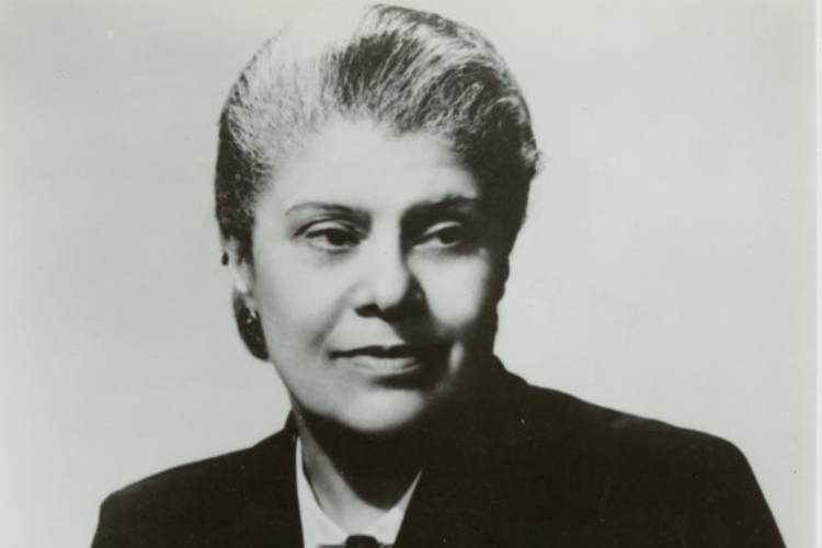 A portrait of activist Eslanda Goode Robeson circa 1940. Photo credit: New York Public Library A portrait of activist Eslanda Goode Robeson circa 1940. Photo credit: New York Public Library