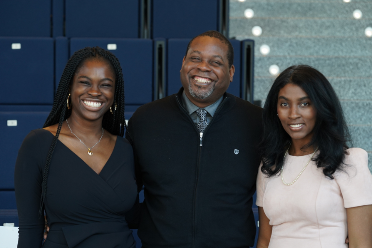 From left: Stephanie Barimah, SHRM-SCP, Senior HR Generalist, Human Resources and Academic Affairs, Columbia University Irving Medical Center, Commissioner Keith Howard, Director, NYC Department of Youth and Community Development, and Krissy Moore, SVP, Community Relations Sr. Manager, Northeast, Social Impact & Sustainability, Wells Fargo. Photo credit: Mackey Landy From left: Stephanie Barimah, SHRM-SCP, Senior HR Generalist, Human Resources and Academic Affairs, Columbia University Irving Medical Center, Commissioner Keith Howard, Director, NYC Department of Youth and Community Development, and Krissy Moore, SVP, Community Relations Sr. Manager, Northeast, Social Impact & Sustainability, Wells Fargo. Photo credit: Mackey Landy