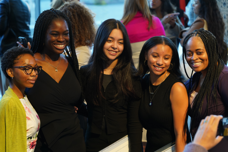Columbia Business School’s First-Generation Entrepreneurs Program graduates at Cooperman Commons Auditorium. Photo credit: Mackey Landy Columbia Business School’s First-Generation Entrepreneurs Program graduates at Cooperman Commons Auditorium. Photo credit: Mackey Landy