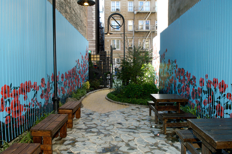 The Friendship Garden in Hamilton Heights. Photo credit: New York Restoration Project The Friendship Garden in Hamilton Heights. Photo credit: New York Restoration Project