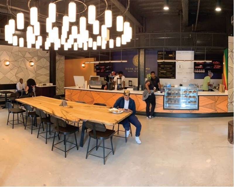 Ginjan Cafe. Photo Credit: Gary Baddeley Interior of the Ginjan Cafe