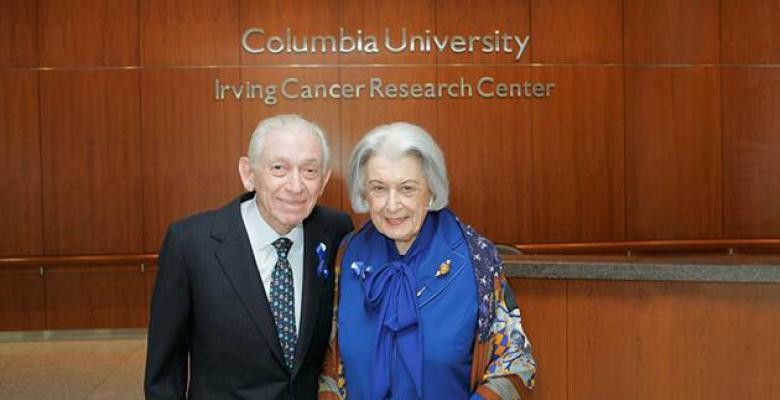 Florence Irving and the late Herbert Irving in 2005. Photo by Charles E. Manley