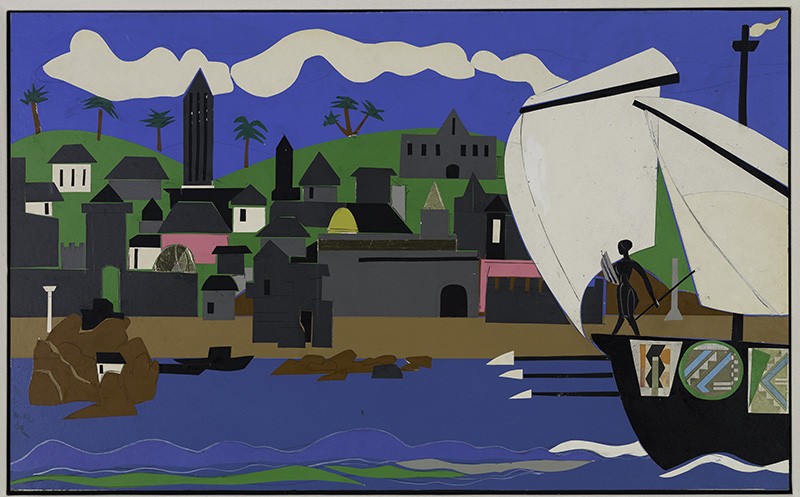 "Home to Ithaca" by Romare Bearden