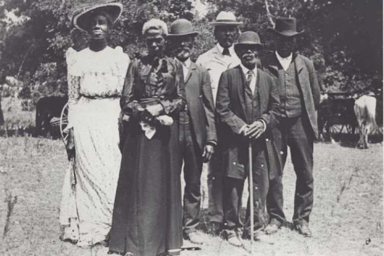 A June 19, 1900 Emancipation Day celebration in Texas. Courtesy the Mrs. Charles Stephenson, Portal to Texas History Austin History Center, Austin Public Library.