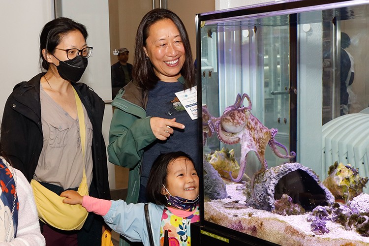 Saturday Science sessions at the Zuckerman Institute’s Education Lab. Photo credit: April Renae.