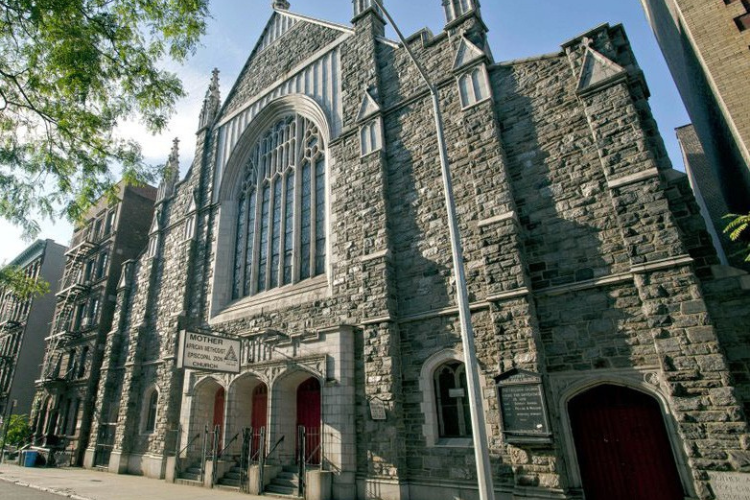 Mother African Methodist Episcopal Zion Church located at West 137th Street between Adam Clayton Powell Jr. Boulevard and Lenox Avenue in Harlem. Photo credit: Mother AME Zion Church.