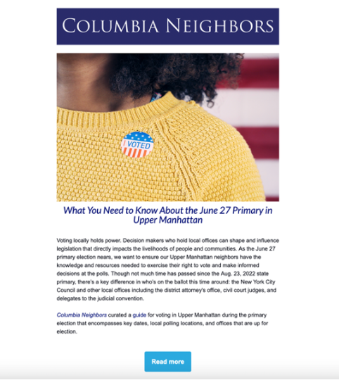 Columbia Neighbors