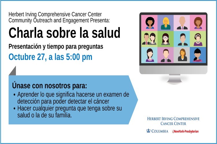 flyer for health check event in spanish
