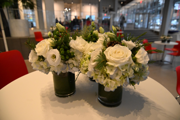Floral decor provided by la Fleur d ’Harlem. Image by Eileen Barroso. Floral decor provided by la Fleur d ’Harlem. Image by Eileen Barroso.