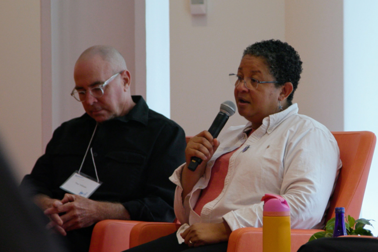 Jan Brown, Founder and Executive Director of SpiritWorks Foundation Center for the Soul at SOF/Heyman's Recovery in Practice event. Photo credit: SOF/Heyman Jan Brown, Founder and Executive Director of SpiritWorks Foundation Center for the Soul at SOF/Heyman's Recovery in Practice event. Photo credit: SOF/Heyman