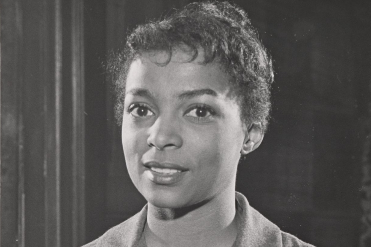 Actress and activist Ruby Dee in the stage production of "A Raisin in the Sun" circa 1959. Photo credit: New York Public Library
