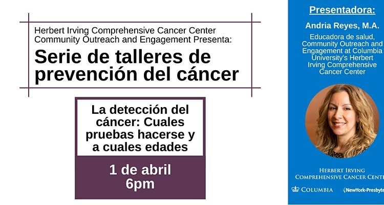 Serie de talleres de prevencion del cancer