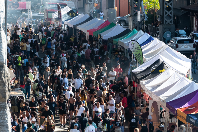 Uptown Night Market. Photo credit: Cole Giordano Uptown Night Market. Photo credit: Cole Giordano