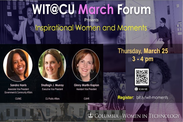 WIT @CU March Forum Event