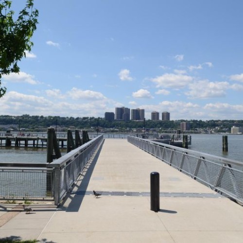 West Harlem piers park in Manhattanville