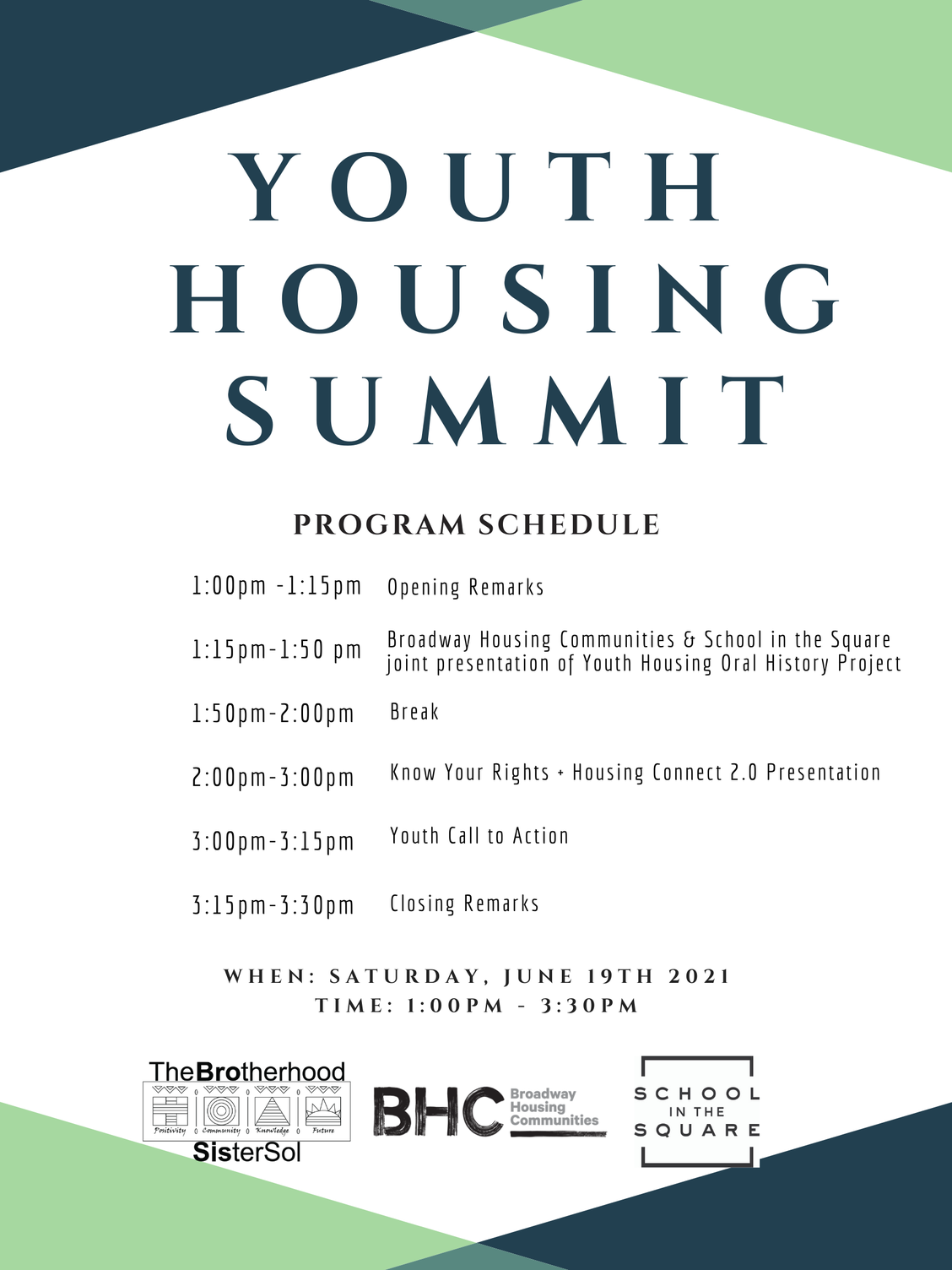 Youth summit info