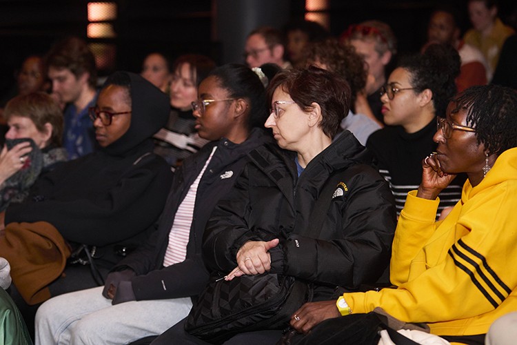 An audience watching a film at the African Diaspora International Film Festival. Photo credit: African Diaspora International Film Festival