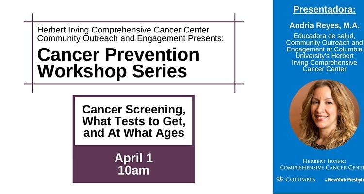 Cancer Prevention Workshop Series
