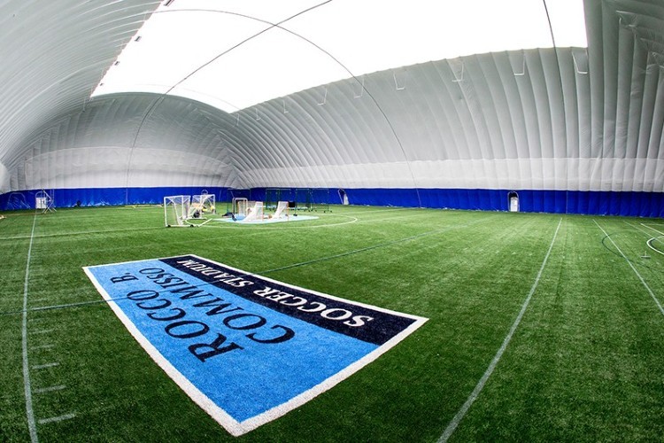 The Bubble at Columbia's Baker Athletics Complex Becomes a Field Hospital